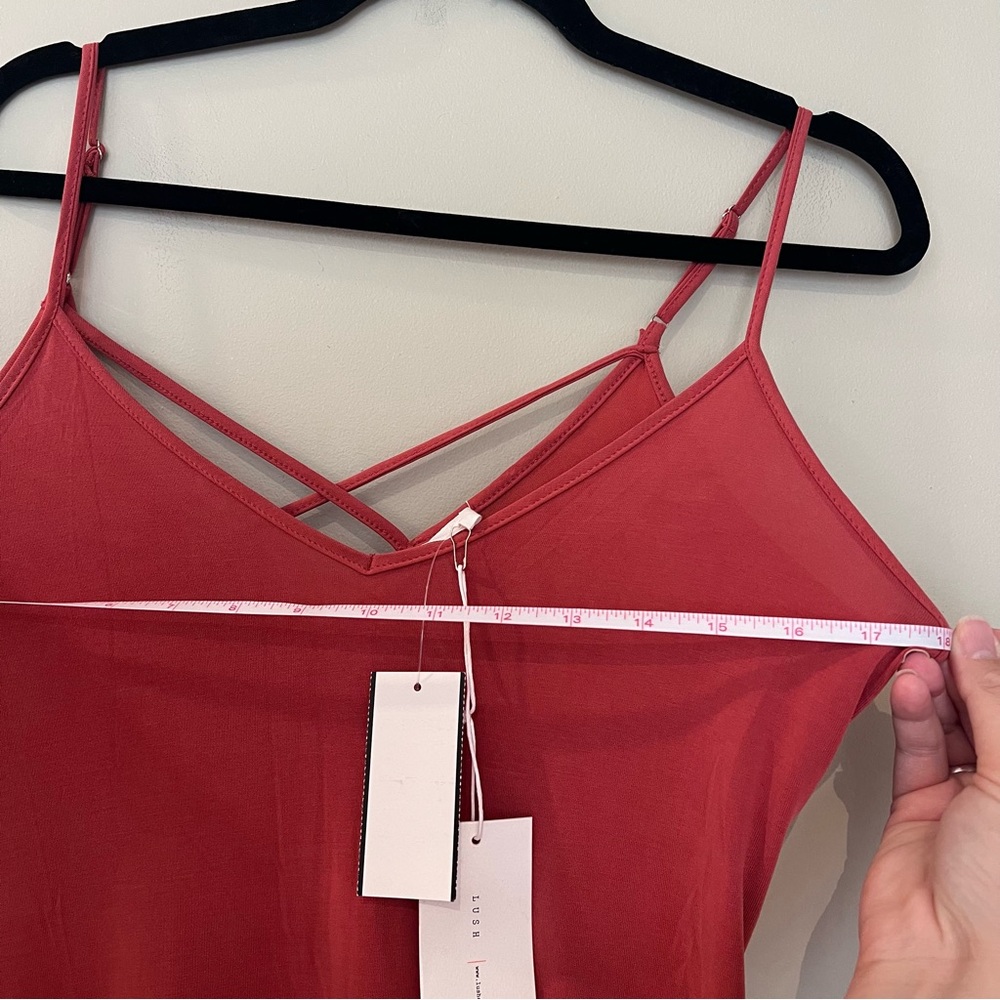Lush Red Maxi Dress NWT - Picture 7 of 8